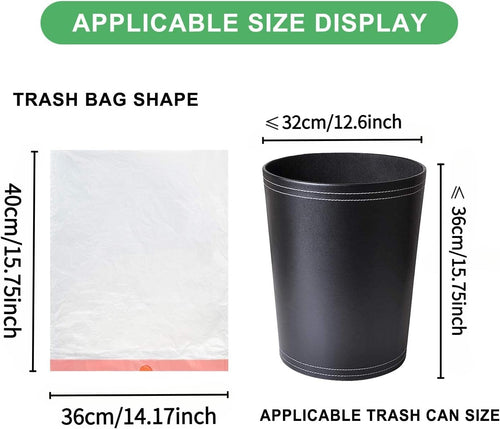 1.2 Gallon Small Trash Bags Drawstring - White Mini Garbage Bags (Fit 1-1.3 Gallon) 5 Liter 60 Count Unscented Strong Plastic Tiny Little Waste Basket Liners for Kitchen Car Office Magesh
