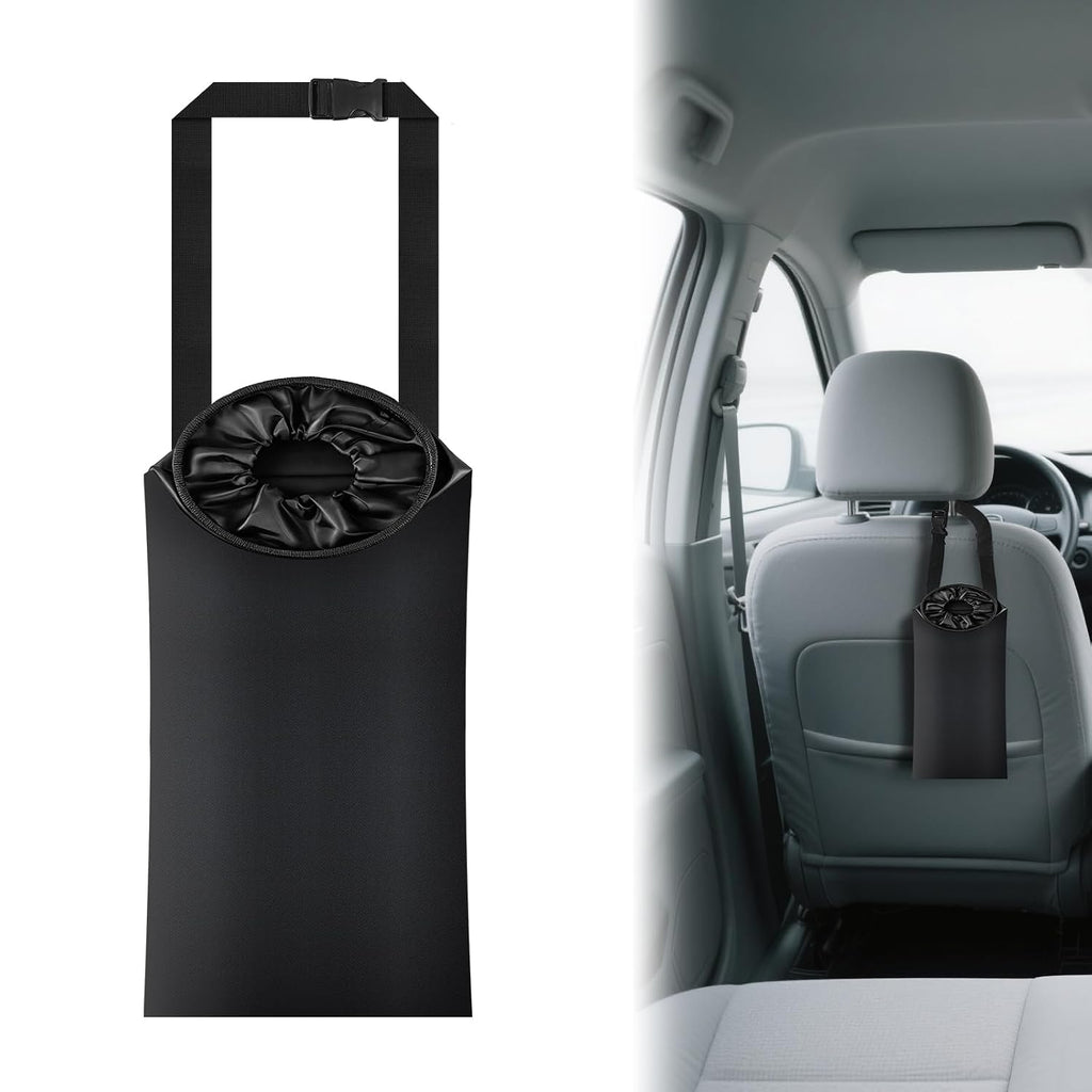 1 Pcs Car Trash Bag Hanging Large 14.2*7.9 in, Car Garbage Bag Oxford Cloth