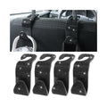 Zpana 4PCS Bling Car Seat Headrest Hooks, Crystal Rhinestones, Pink