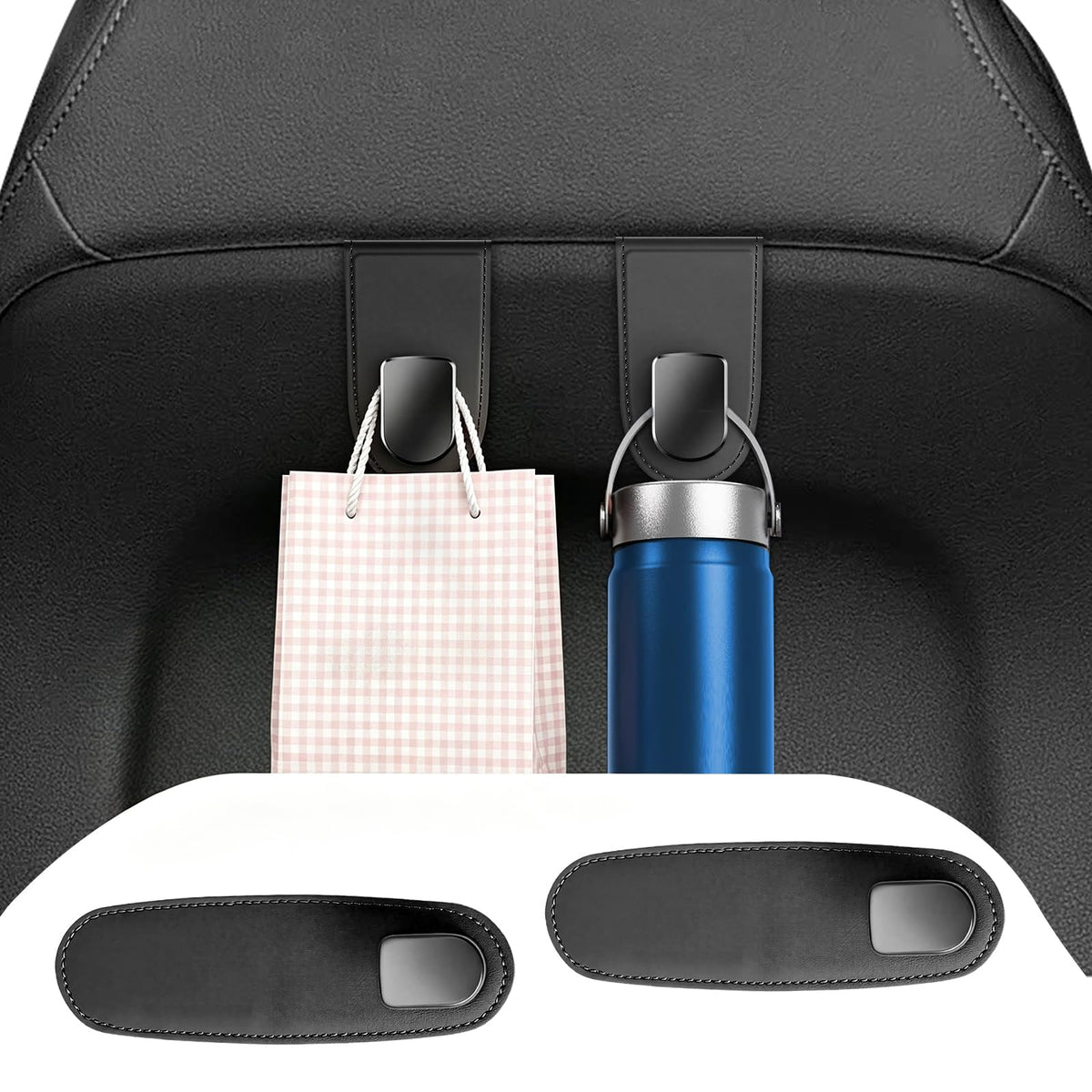 2 Packs Upgraded Foldable Car Seat Back Hooks for Mercedes-Benz