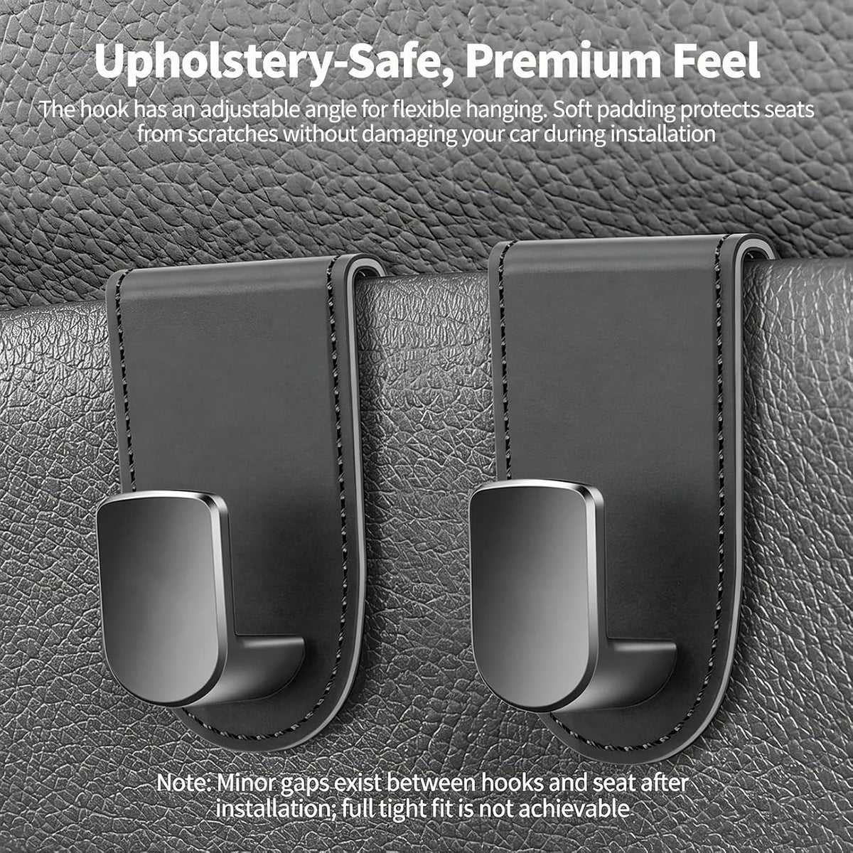 2 Packs Upgraded Foldable Car Seat Back Hooks for Mercedes-Benz